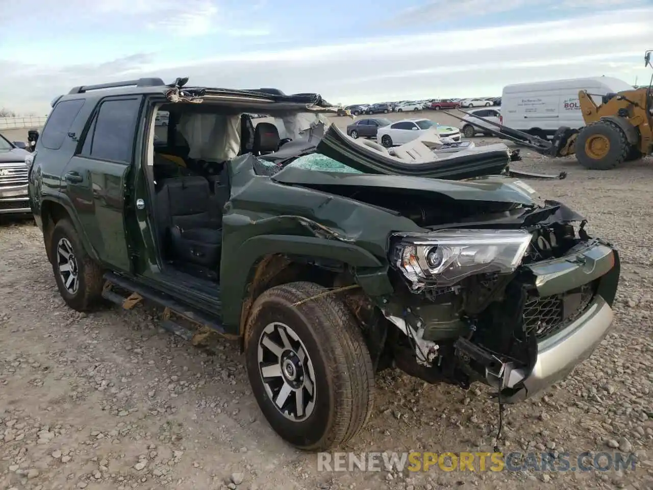 1 Photograph of a damaged car JTERU5JR3N5972266 TOYOTA 4RUNNER 2022