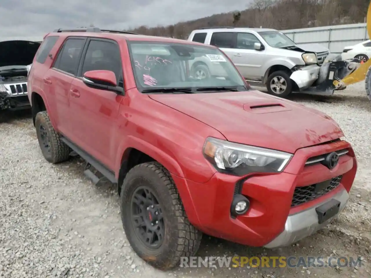 1 Photograph of a damaged car JTERU5JR3N6001455 TOYOTA 4RUNNER 2022