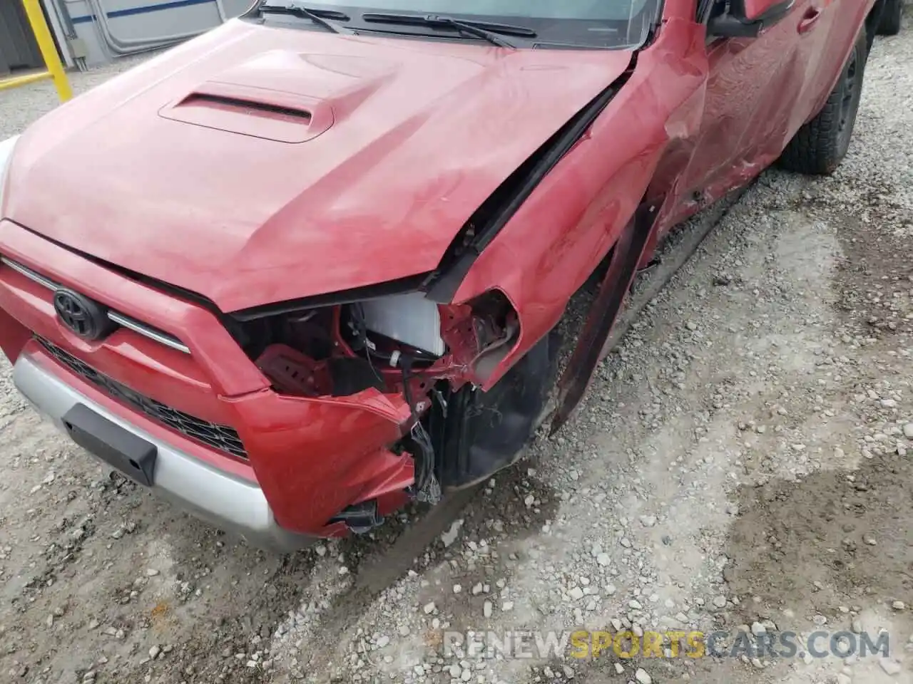 9 Photograph of a damaged car JTERU5JR3N6001455 TOYOTA 4RUNNER 2022