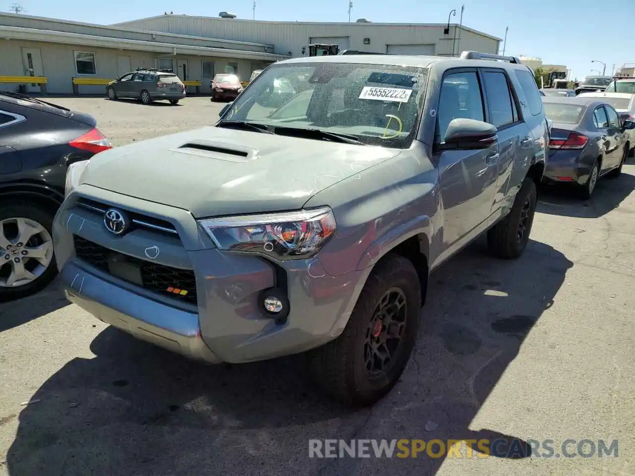 2 Photograph of a damaged car JTERU5JR4N6045982 TOYOTA 4RUNNER 2022