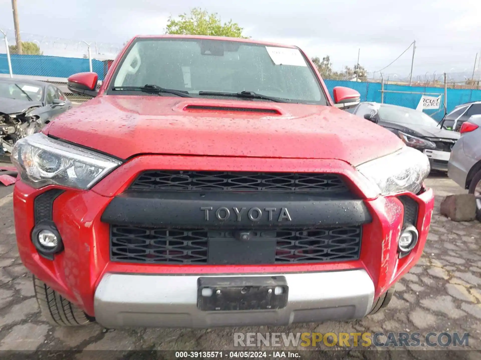 13 Photograph of a damaged car JTERU5JR5N6020489 TOYOTA 4RUNNER 2022