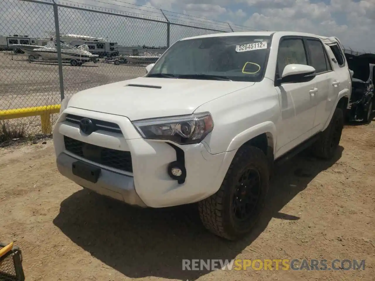 2 Photograph of a damaged car JTERU5JR5N6022159 TOYOTA 4RUNNER 2022