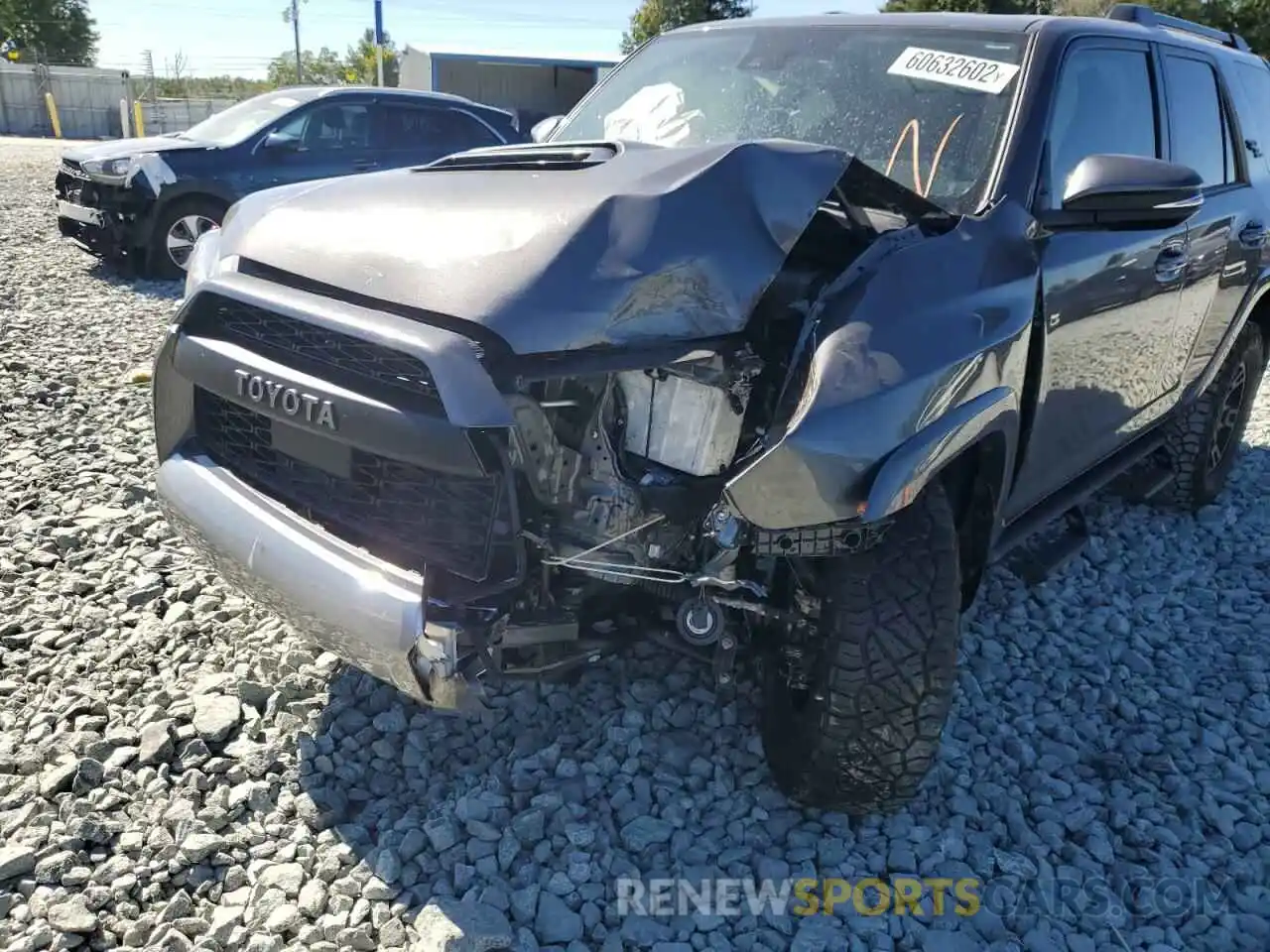 9 Photograph of a damaged car JTERU5JR7N6004892 TOYOTA 4RUNNER 2022