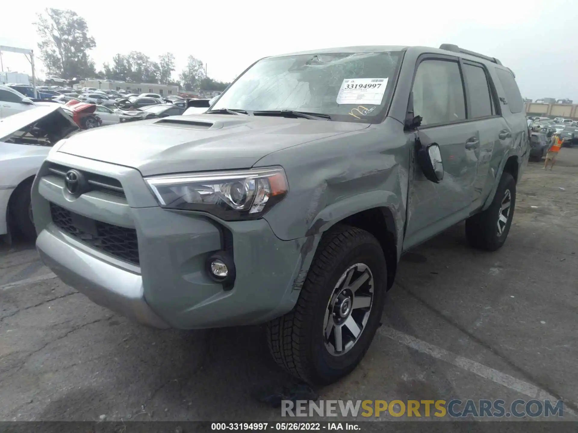 2 Photograph of a damaged car JTERU5JR8N6036007 TOYOTA 4RUNNER 2022