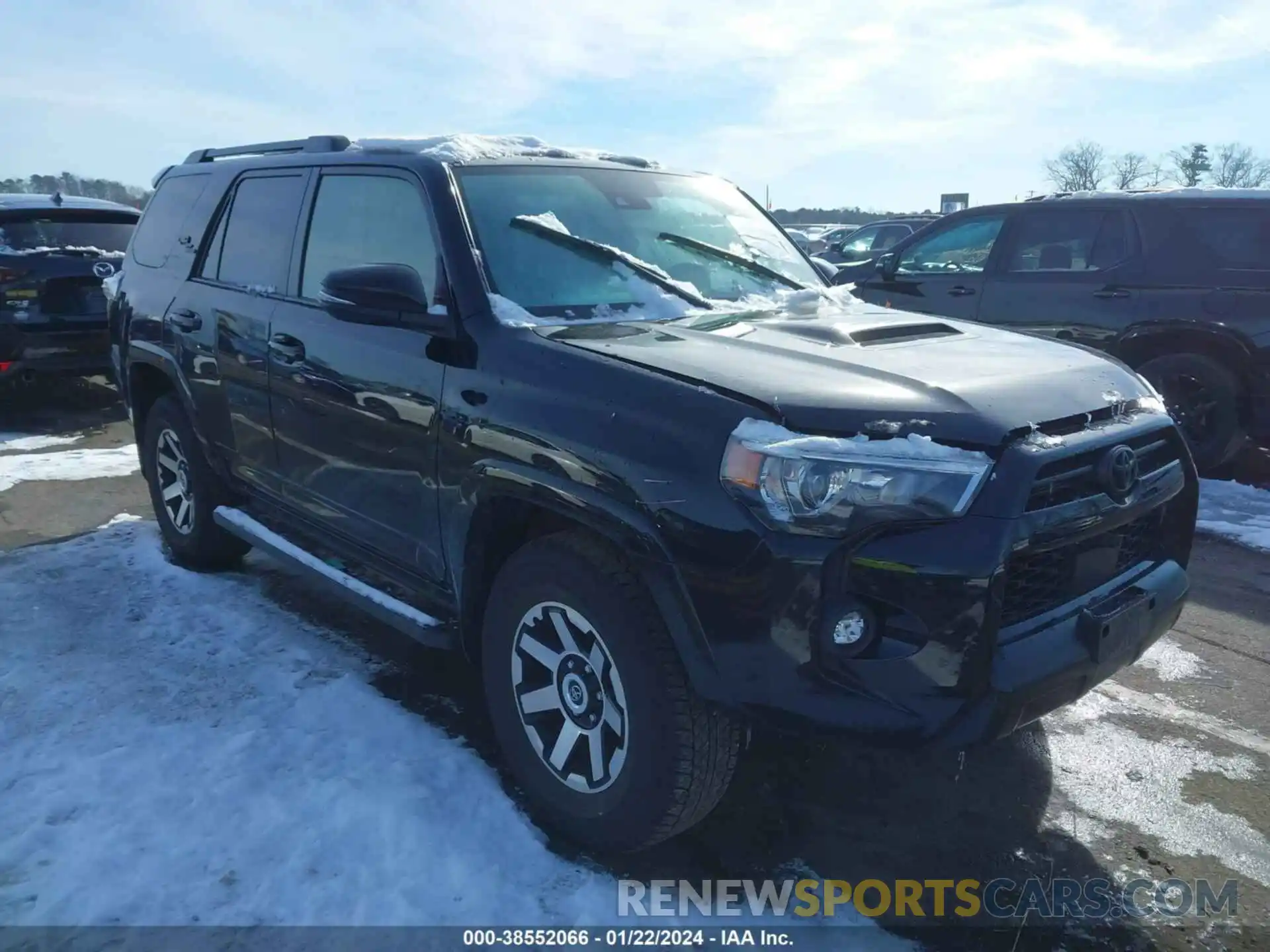 1 Photograph of a damaged car JTERU5JR9N6057268 TOYOTA 4RUNNER 2022