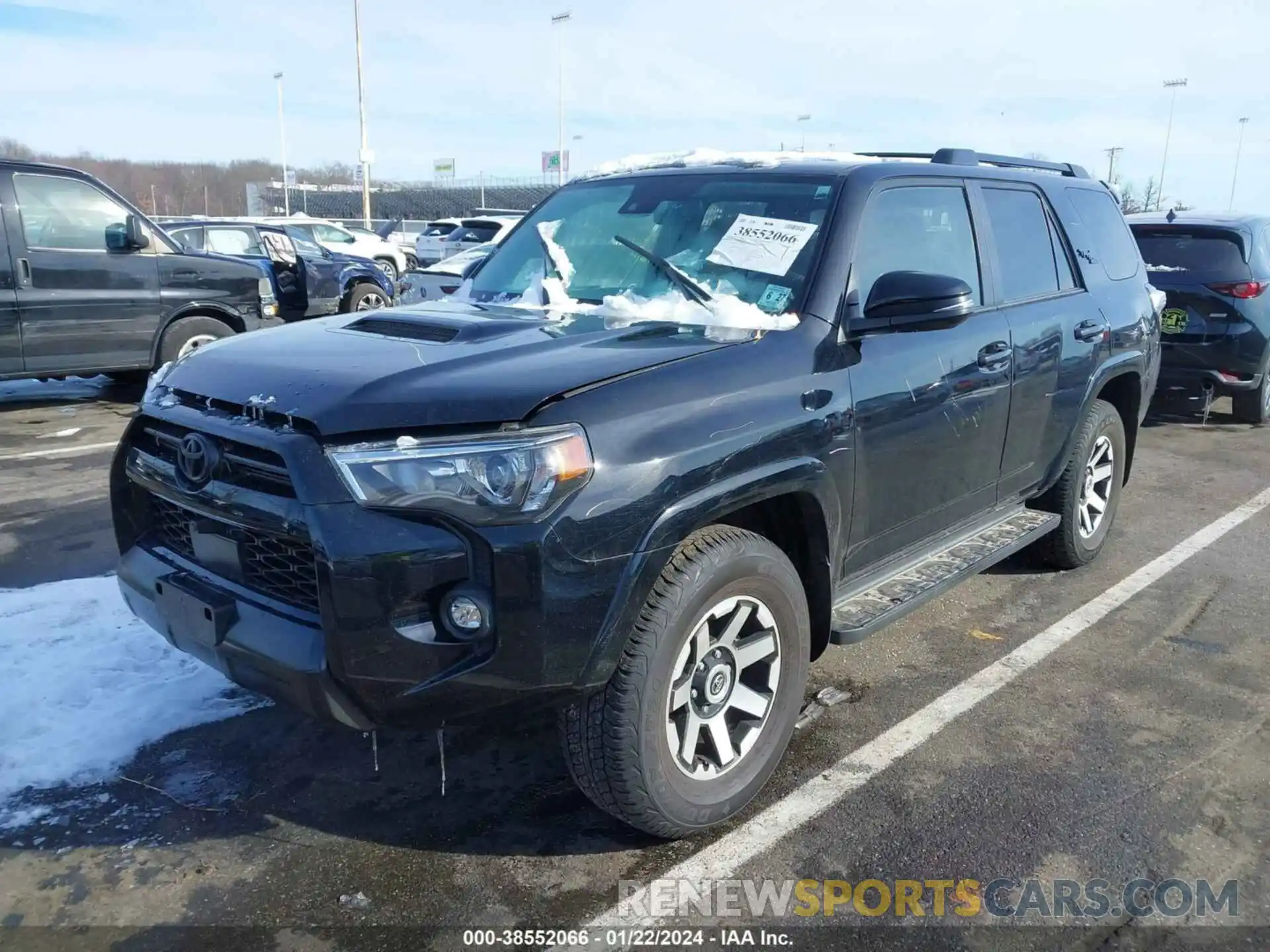 2 Photograph of a damaged car JTERU5JR9N6057268 TOYOTA 4RUNNER 2022