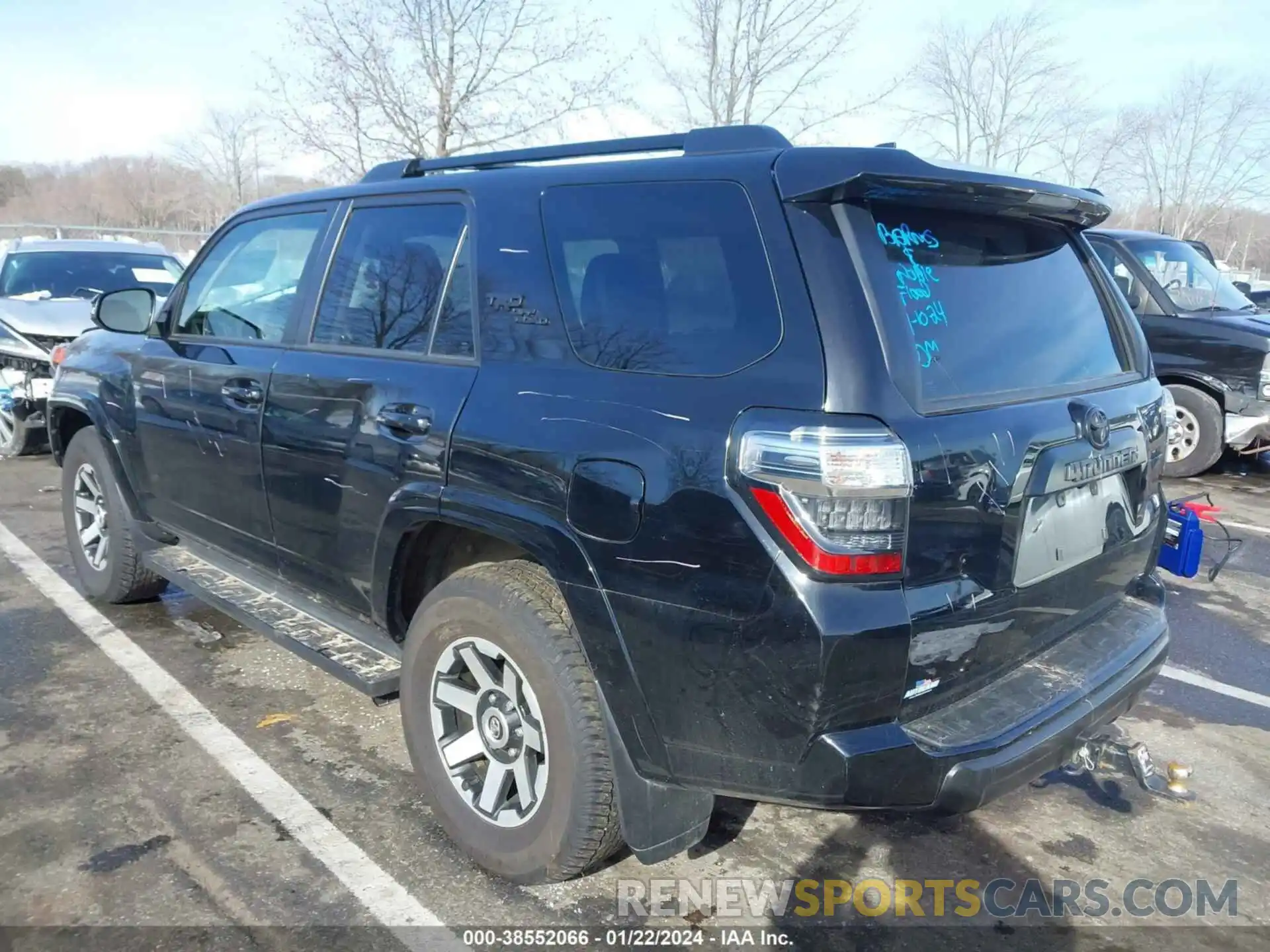 3 Photograph of a damaged car JTERU5JR9N6057268 TOYOTA 4RUNNER 2022