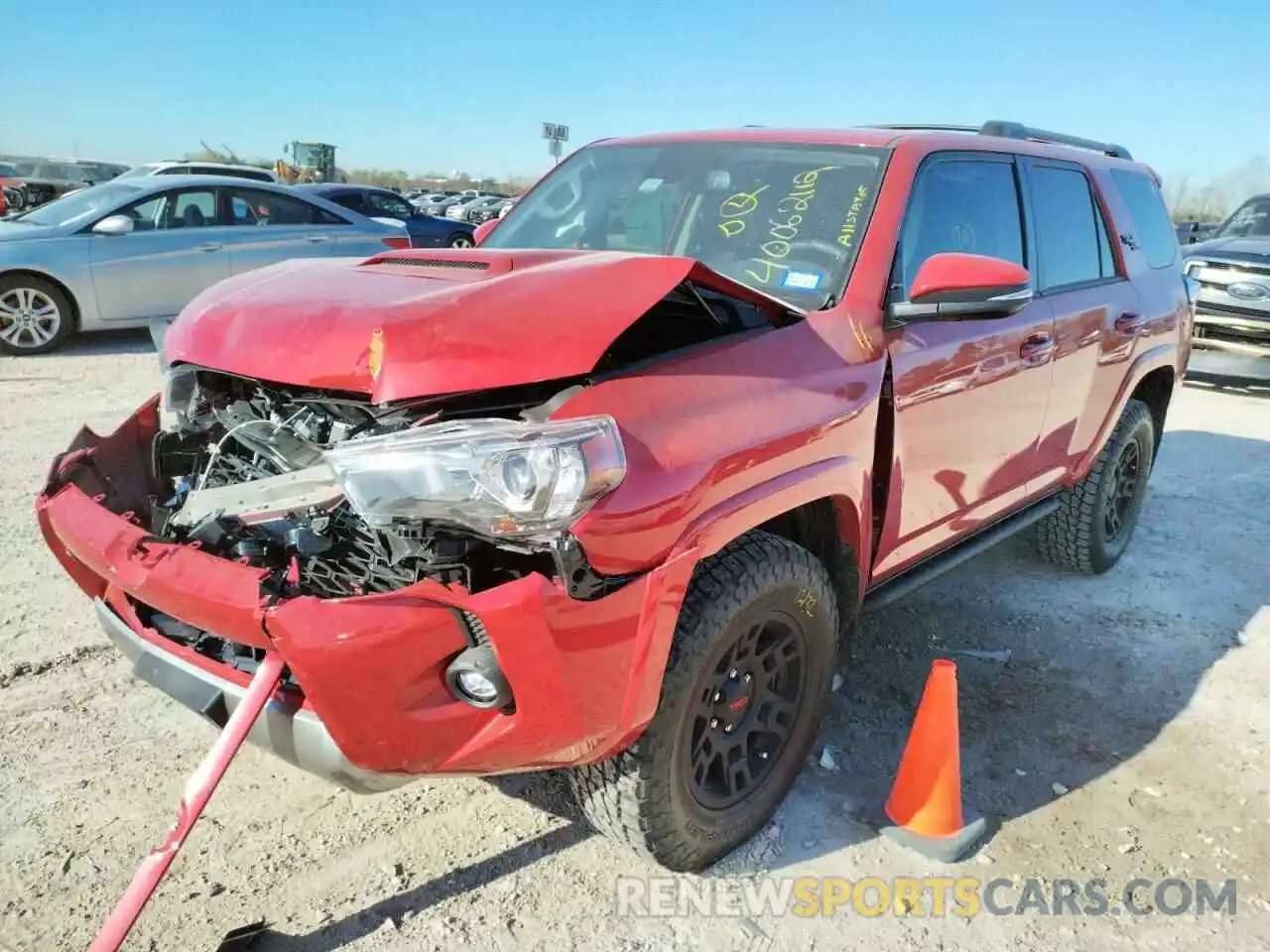 2 Photograph of a damaged car JTERU5JRXN6021931 TOYOTA 4RUNNER 2022