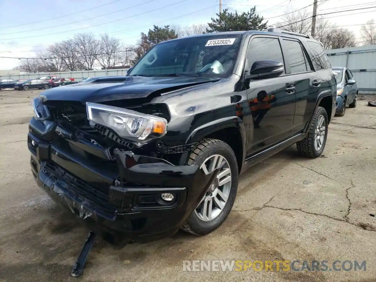 2 Photograph of a damaged car JTESU5JR0N5991827 TOYOTA 4RUNNER 2022