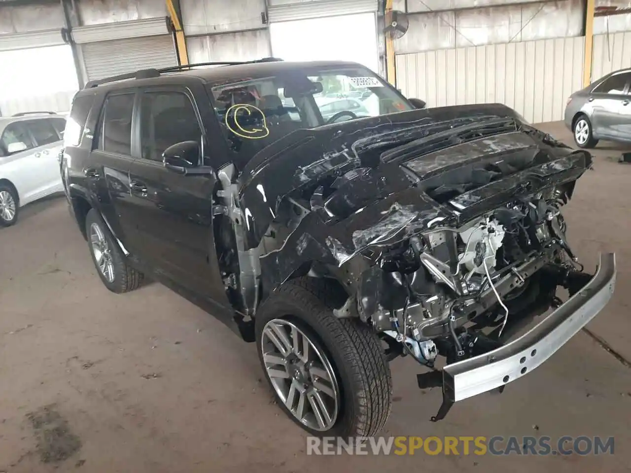 1 Photograph of a damaged car JTESU5JR1N5973420 TOYOTA 4RUNNER 2022