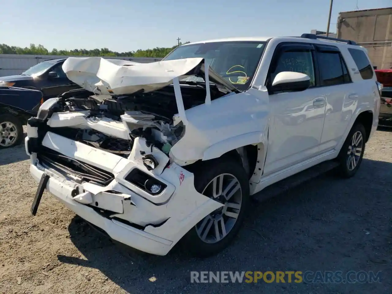 2 Photograph of a damaged car JTESU5JR1N5984174 TOYOTA 4RUNNER 2022