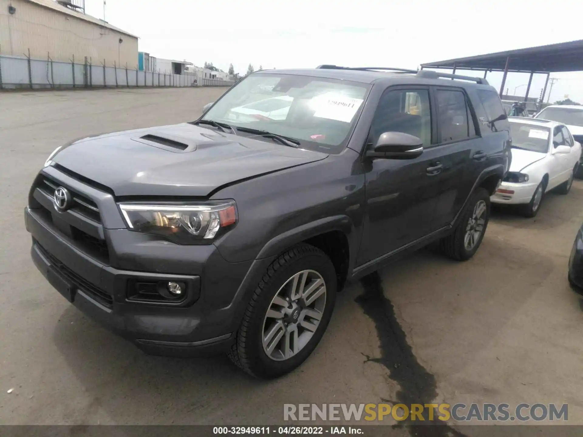 2 Фотография поврежденного автомобиля JTESU5JR2N5992865 TOYOTA 4RUNNER 2022