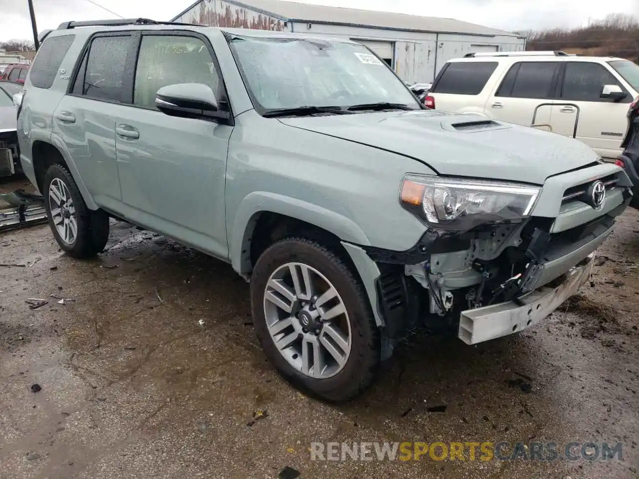 1 Photograph of a damaged car JTESU5JR7N5987502 TOYOTA 4RUNNER 2022