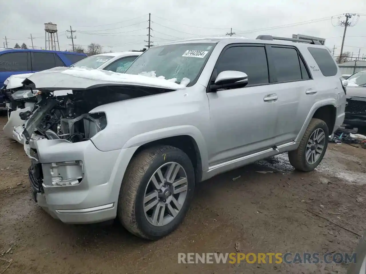 1 Photograph of a damaged car JTESU5JR7N6011102 TOYOTA 4RUNNER 2022