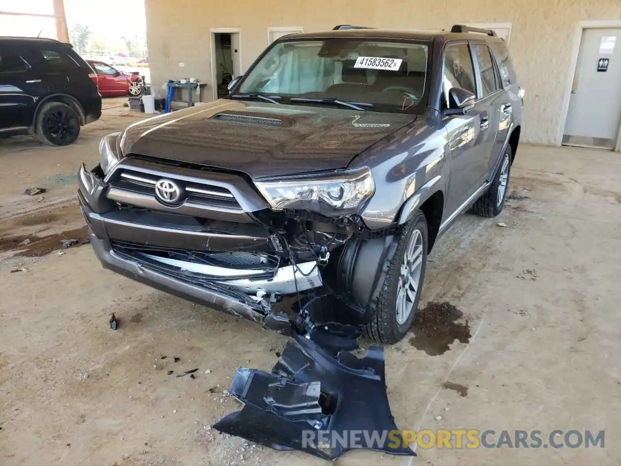 2 Photograph of a damaged car JTESU5JR7N6020253 TOYOTA 4RUNNER 2022