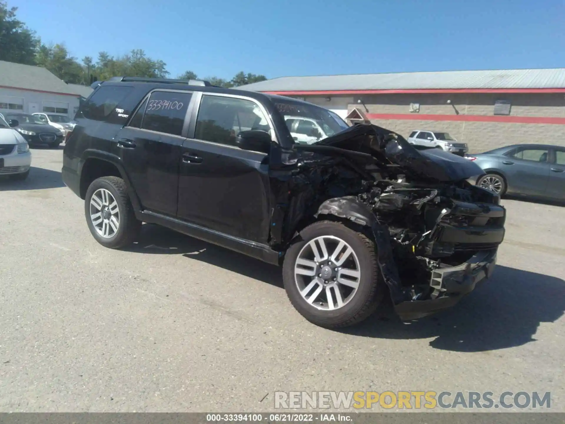 1 Photograph of a damaged car JTESU5JR8N6027387 TOYOTA 4RUNNER 2022