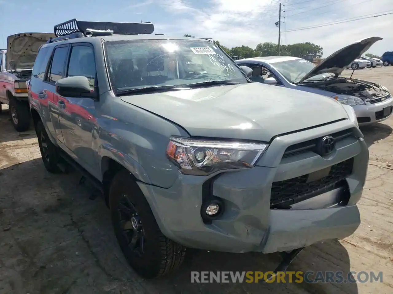 1 Photograph of a damaged car JTETU5JR1N6024416 TOYOTA 4RUNNER 2022