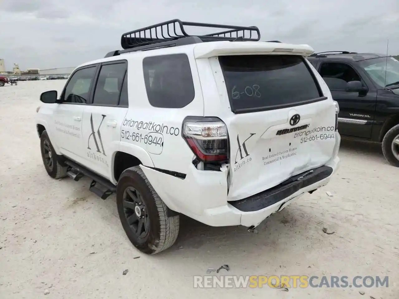 3 Фотография поврежденного автомобиля JTETU5JR3N6014695 TOYOTA 4RUNNER 2022