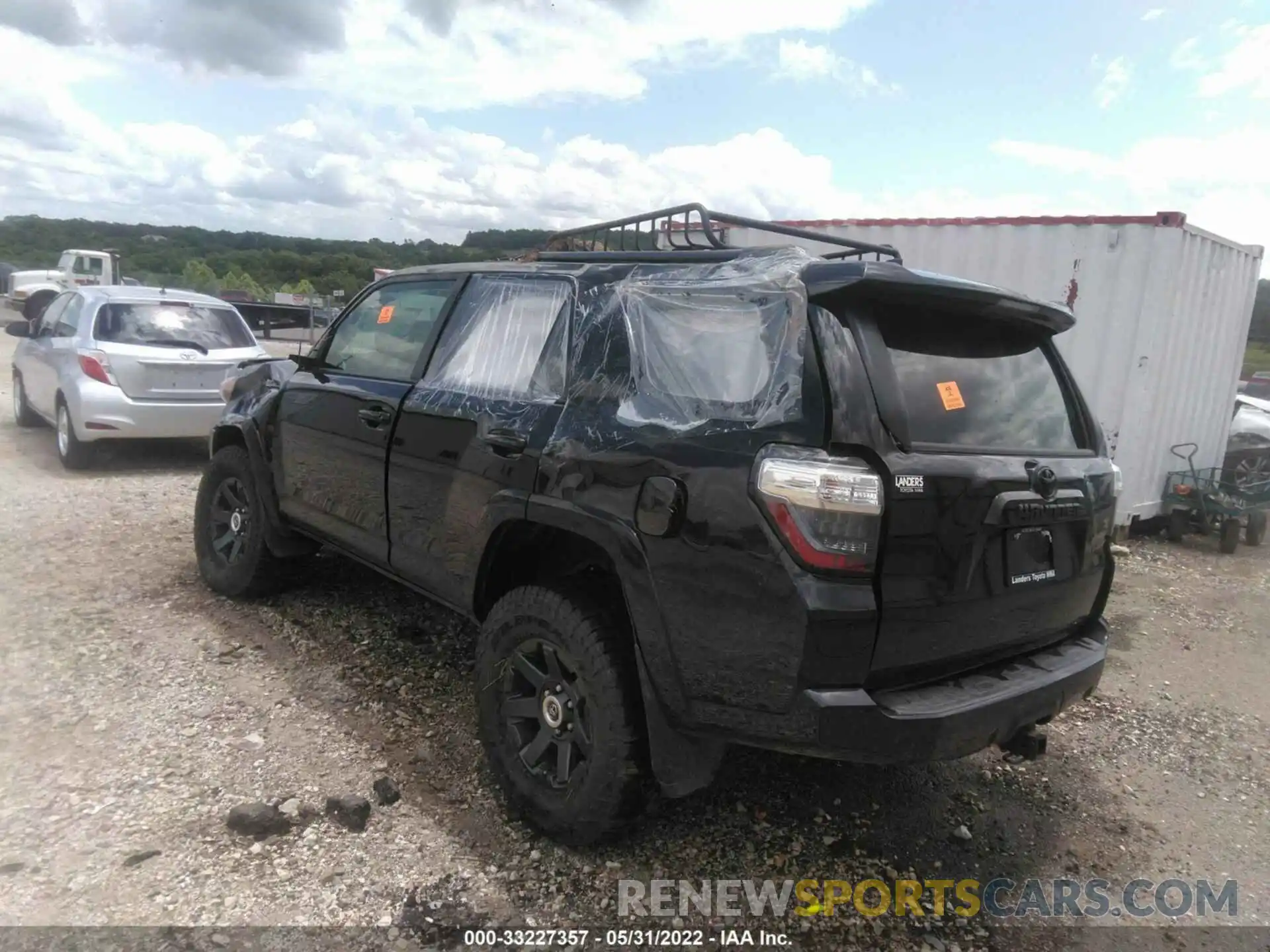 3 Photograph of a damaged car JTETU5JR3N6023218 TOYOTA 4RUNNER 2022