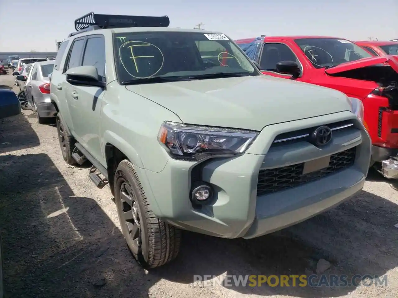 1 Фотография поврежденного автомобиля JTETU5JR4N6010946 TOYOTA 4RUNNER 2022