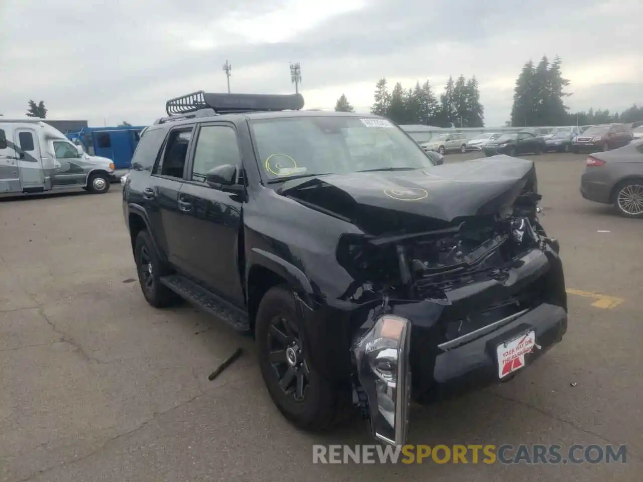 1 Photograph of a damaged car JTETU5JR7N6035193 TOYOTA 4RUNNER 2022