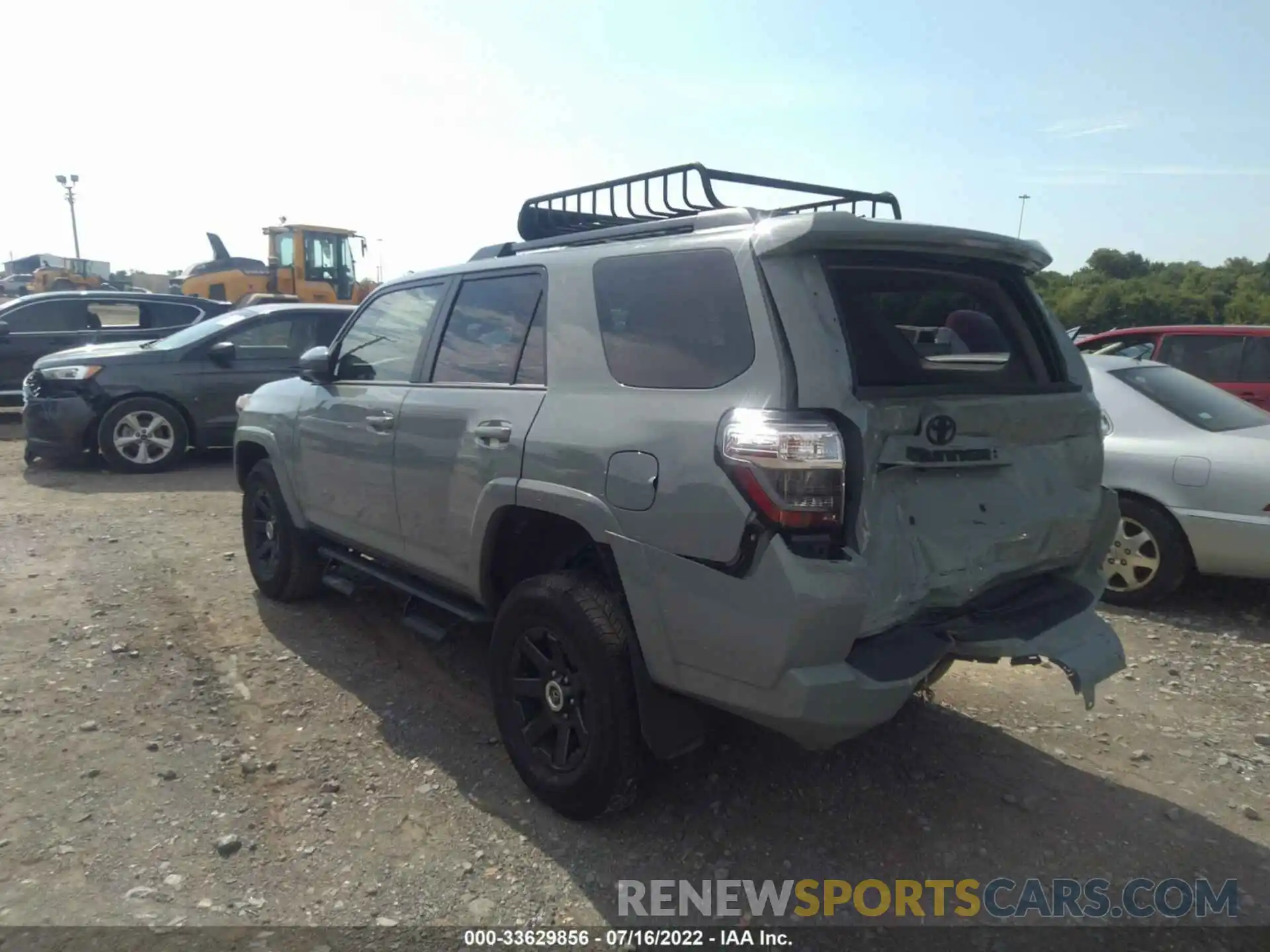 3 Фотография поврежденного автомобиля JTETU5JR8N5984984 TOYOTA 4RUNNER 2022