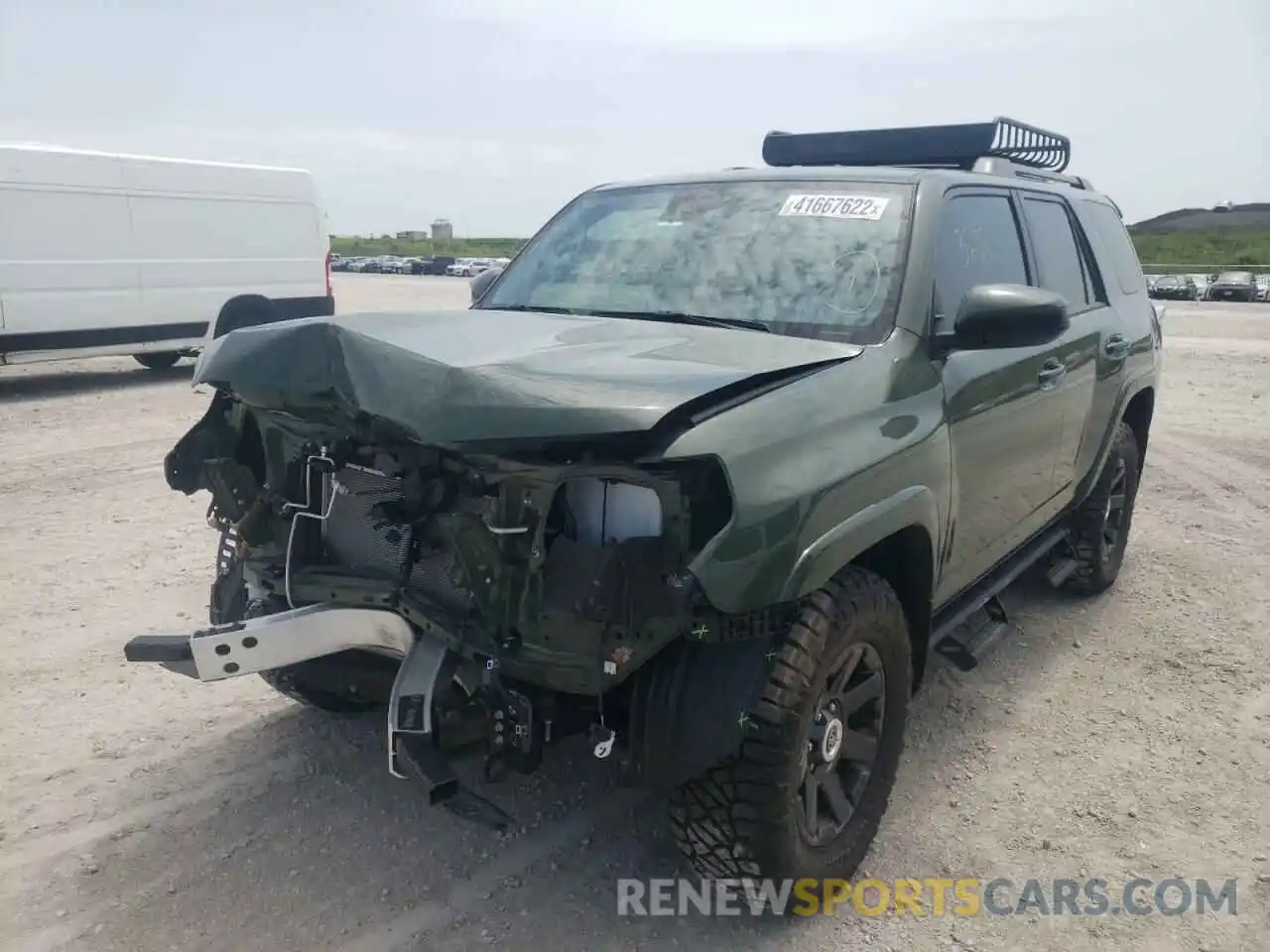 2 Photograph of a damaged car JTETU5JR9N5994360 TOYOTA 4RUNNER 2022