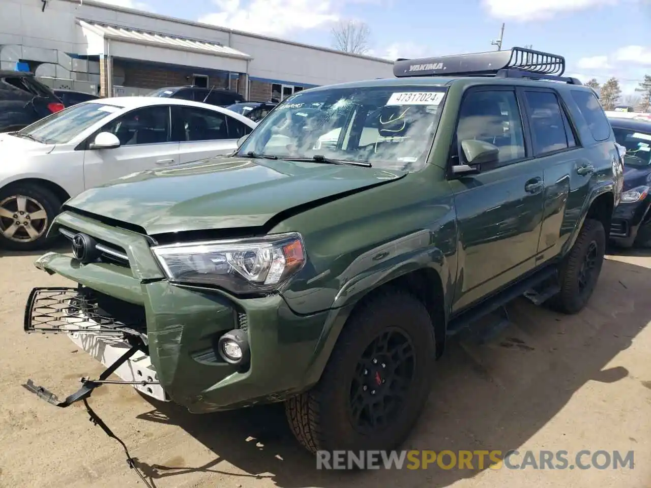 1 Photograph of a damaged car JTETU5JRXN6028528 TOYOTA 4RUNNER 2022