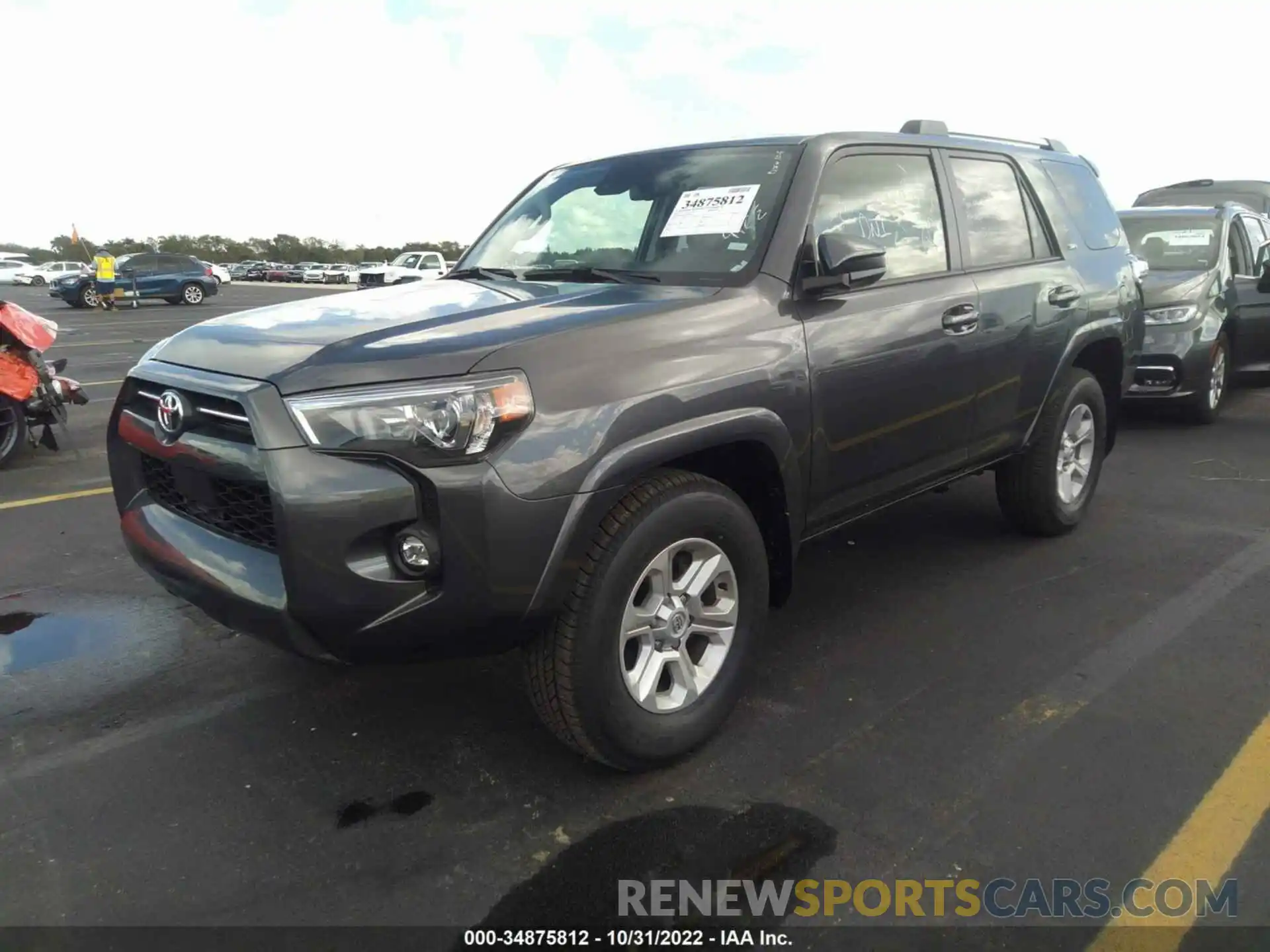 2 Photograph of a damaged car JTEEU5JR0P5278412 TOYOTA 4RUNNER 2023