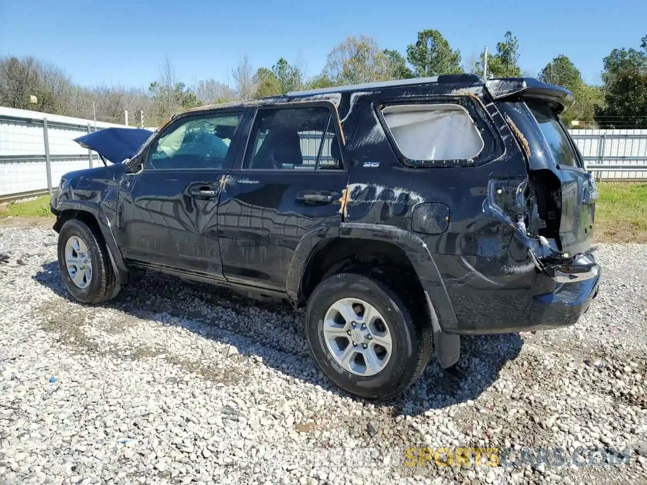 2 Photograph of a damaged car JTEEU5JRXP5284198 TOYOTA 4RUNNER 2023