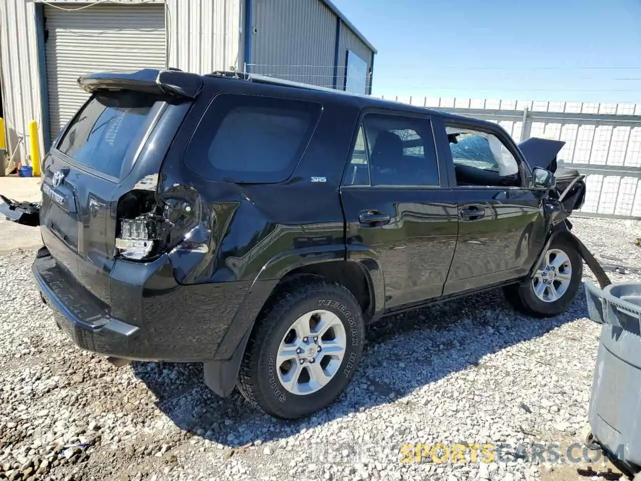 3 Photograph of a damaged car JTEEU5JRXP5284198 TOYOTA 4RUNNER 2023