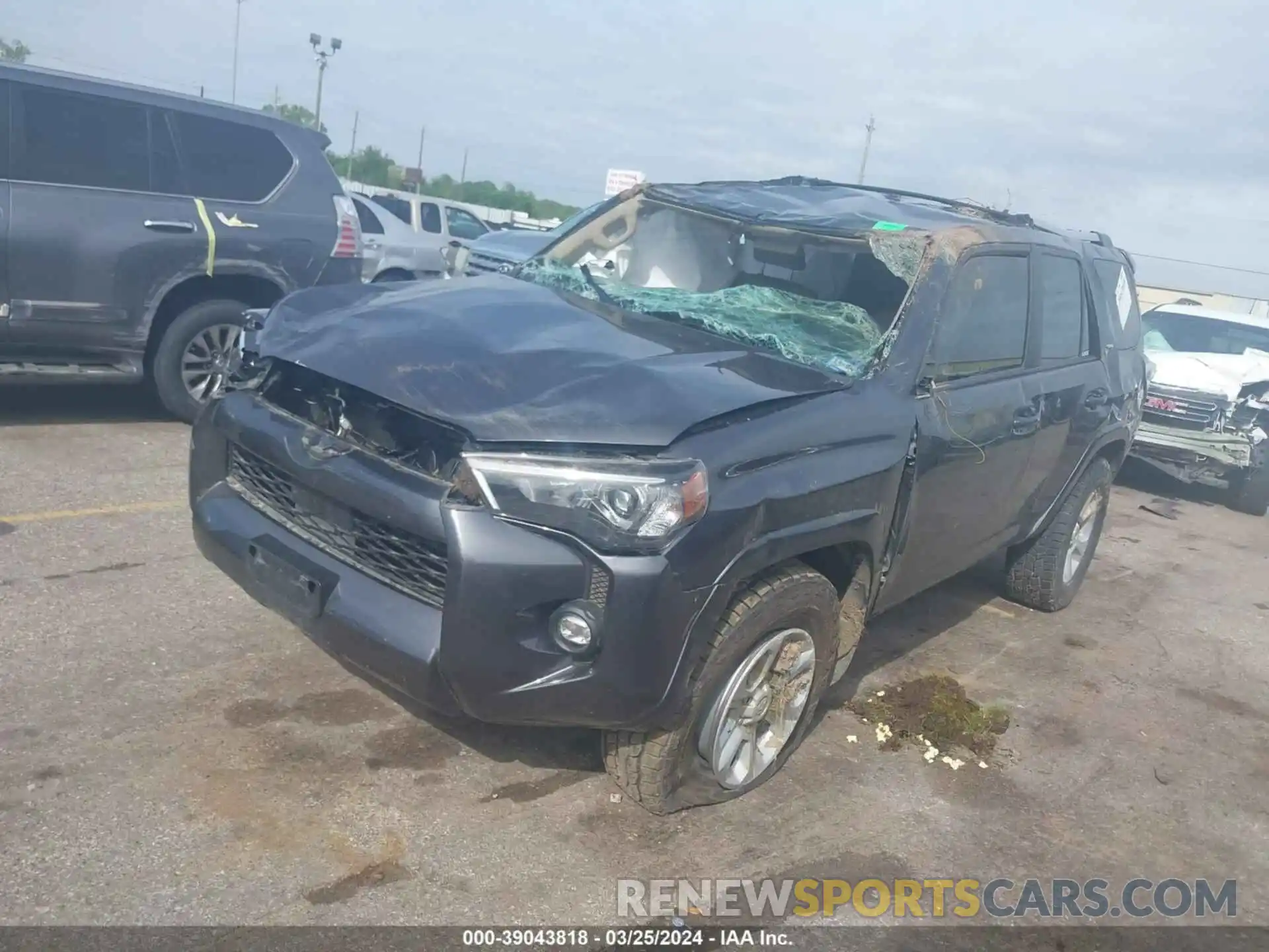 2 Photograph of a damaged car JTEEU5JRXP5284315 TOYOTA 4RUNNER 2023