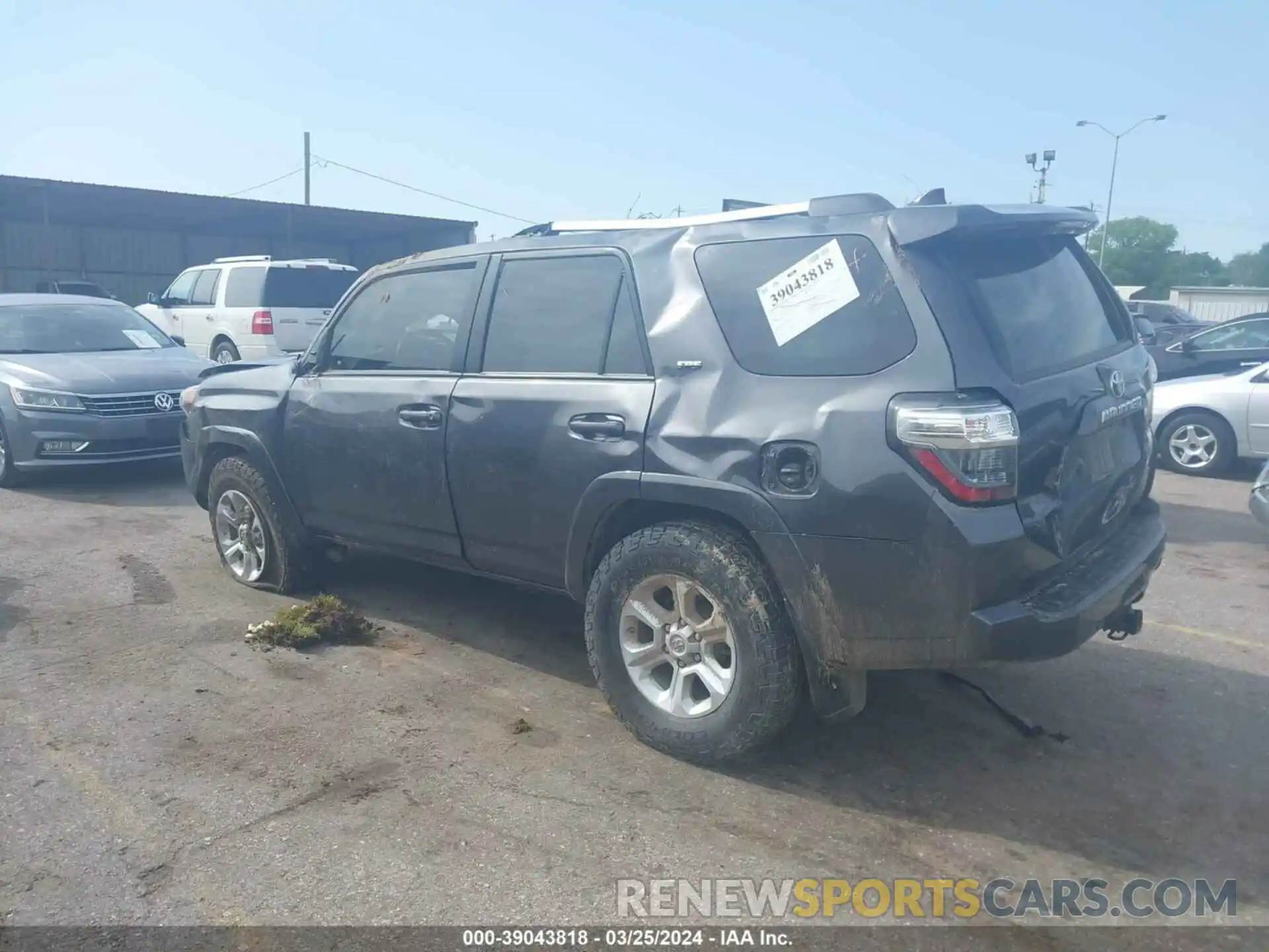 3 Photograph of a damaged car JTEEU5JRXP5284315 TOYOTA 4RUNNER 2023