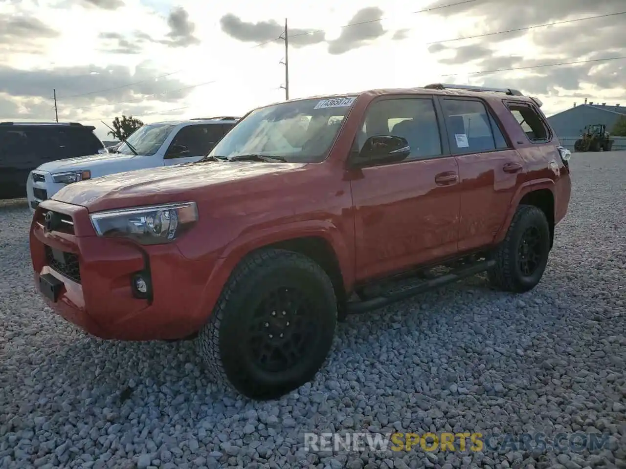 1 Photograph of a damaged car JTEFU5JR5P5300375 TOYOTA 4RUNNER 2023