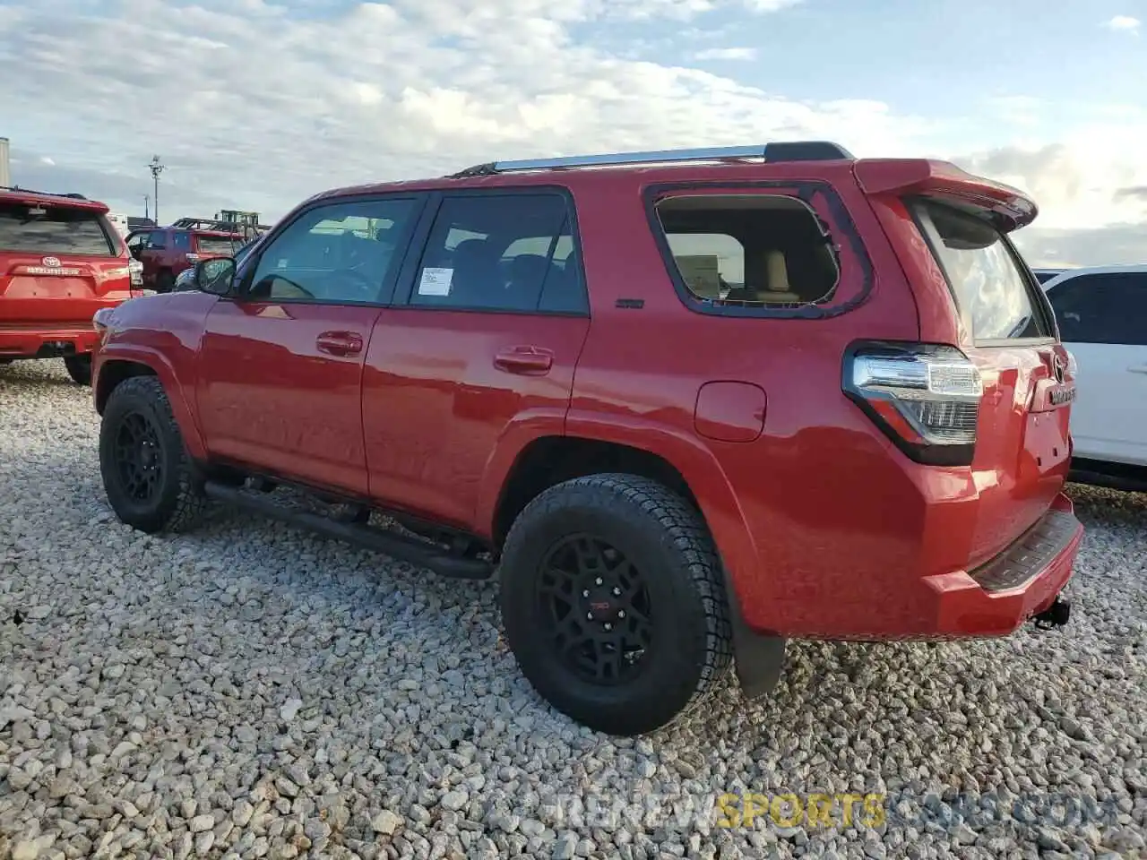 2 Photograph of a damaged car JTEFU5JR5P5300375 TOYOTA 4RUNNER 2023