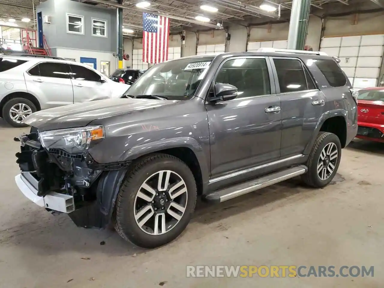 1 Photograph of a damaged car JTEKU5JR1P6193947 TOYOTA 4RUNNER 2023