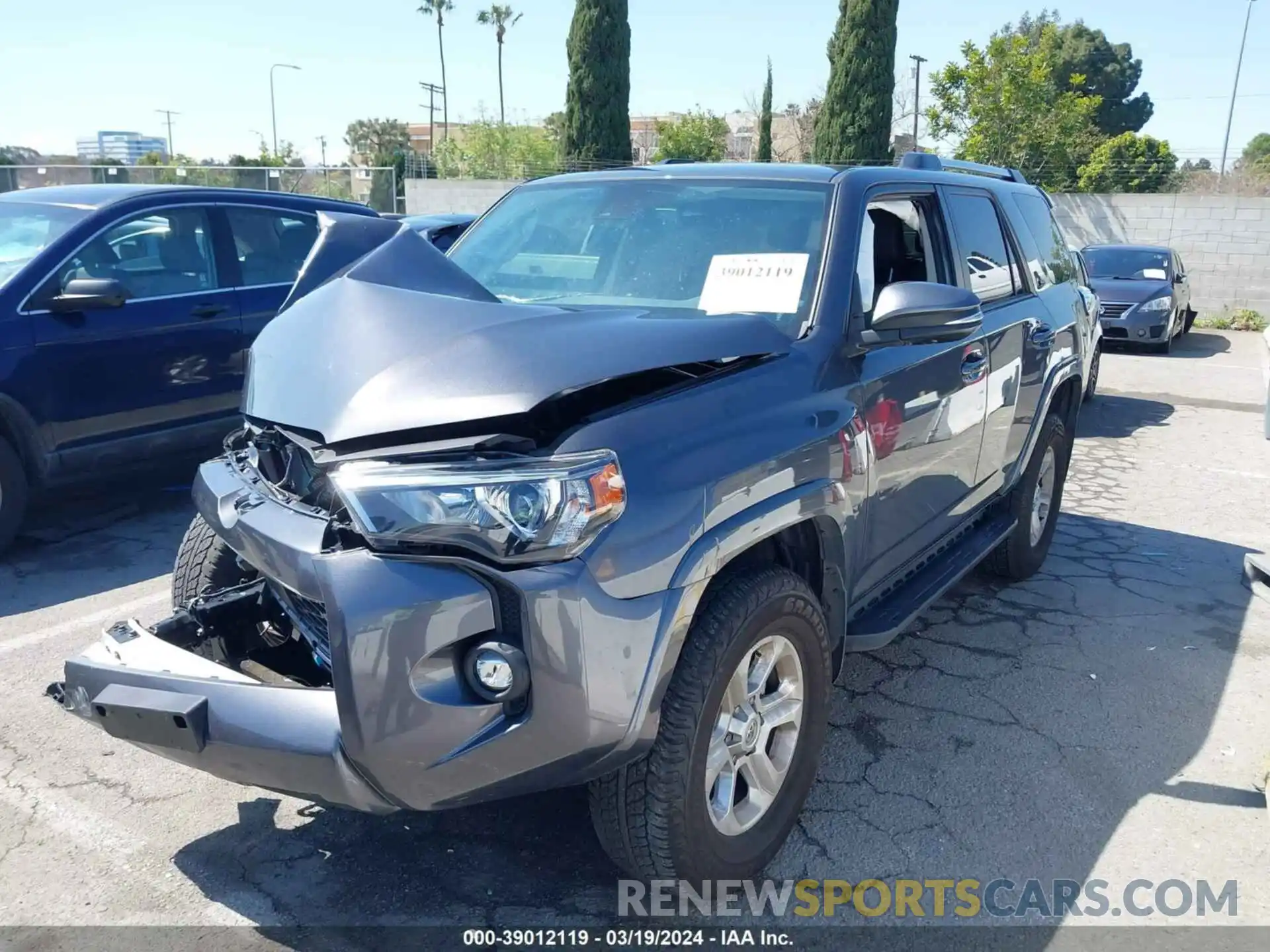 2 Photograph of a damaged car JTENU5JR9P6142077 TOYOTA 4RUNNER 2023