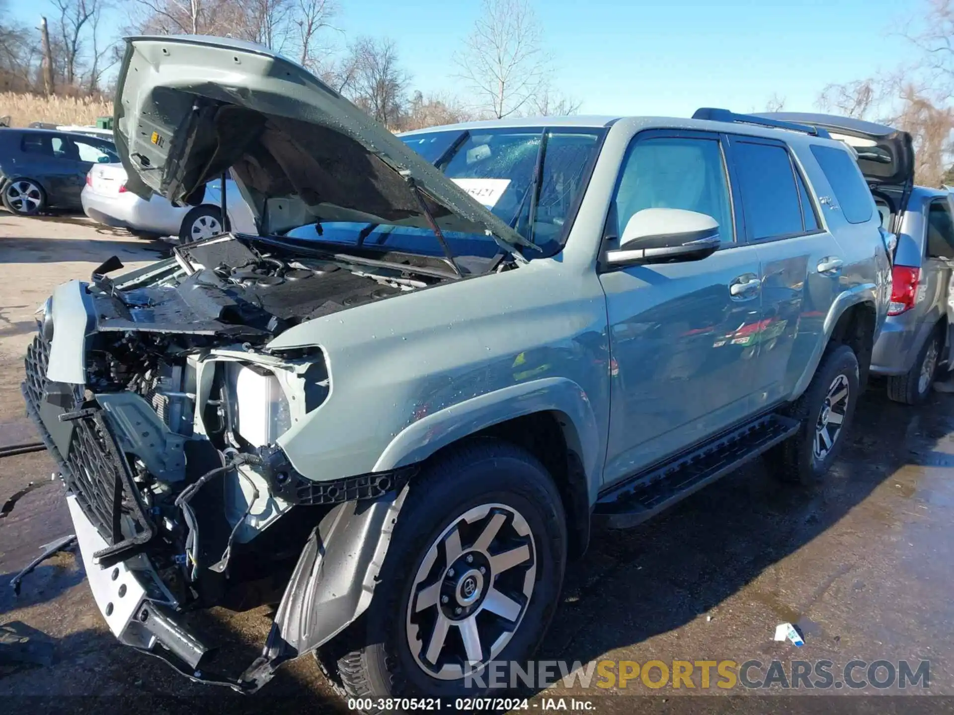 2 Photograph of a damaged car JTERU5JR0P6196627 TOYOTA 4RUNNER 2023