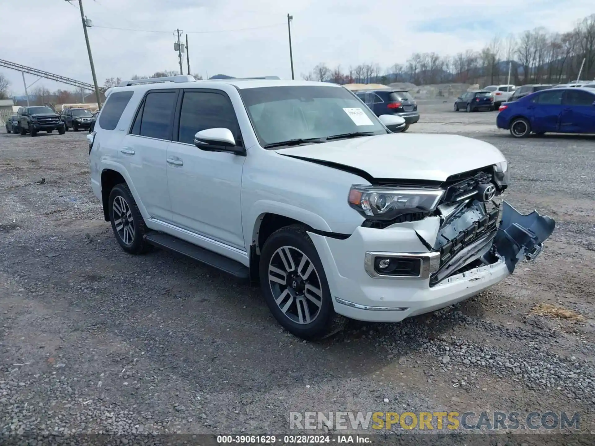 1 Photograph of a damaged car JTEKU5JR4R6217404 TOYOTA 4RUNNER 2024