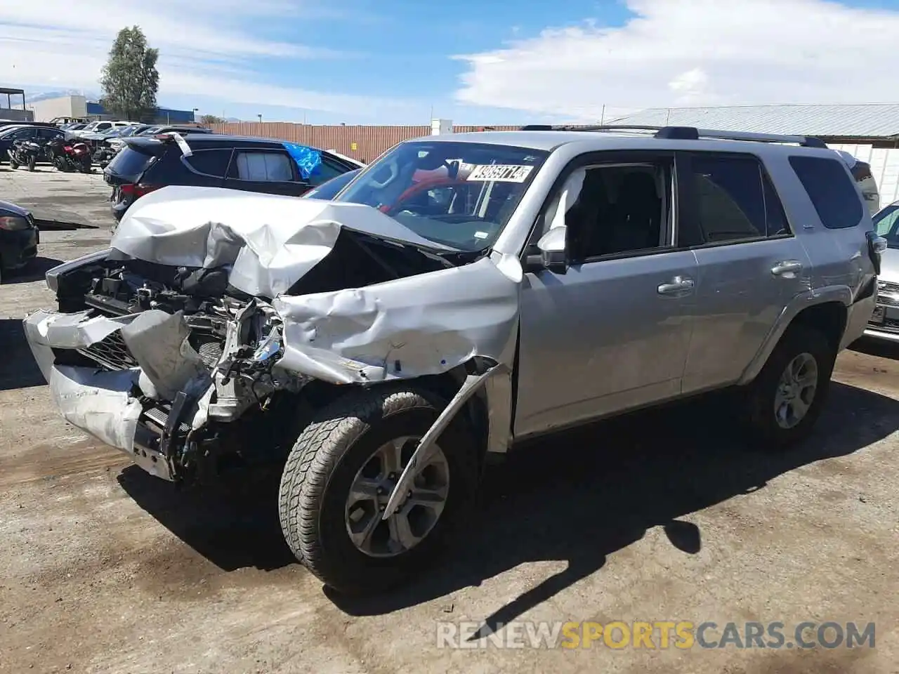 1 Photograph of a damaged car JTEMU5JR3P6190363 TOYOTA 4RUNNER SE 2023