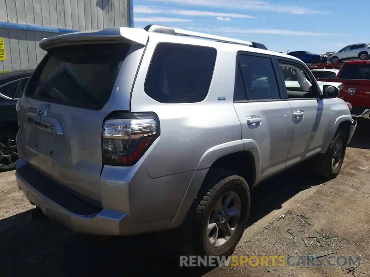 3 Photograph of a damaged car JTEMU5JR3P6190363 TOYOTA 4RUNNER SE 2023