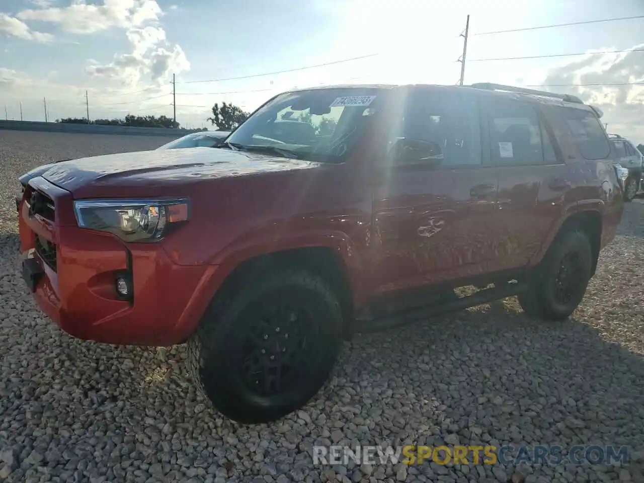 1 Photograph of a damaged car JTENU5JR1P6196358 TOYOTA 4RUNNER SE 2023