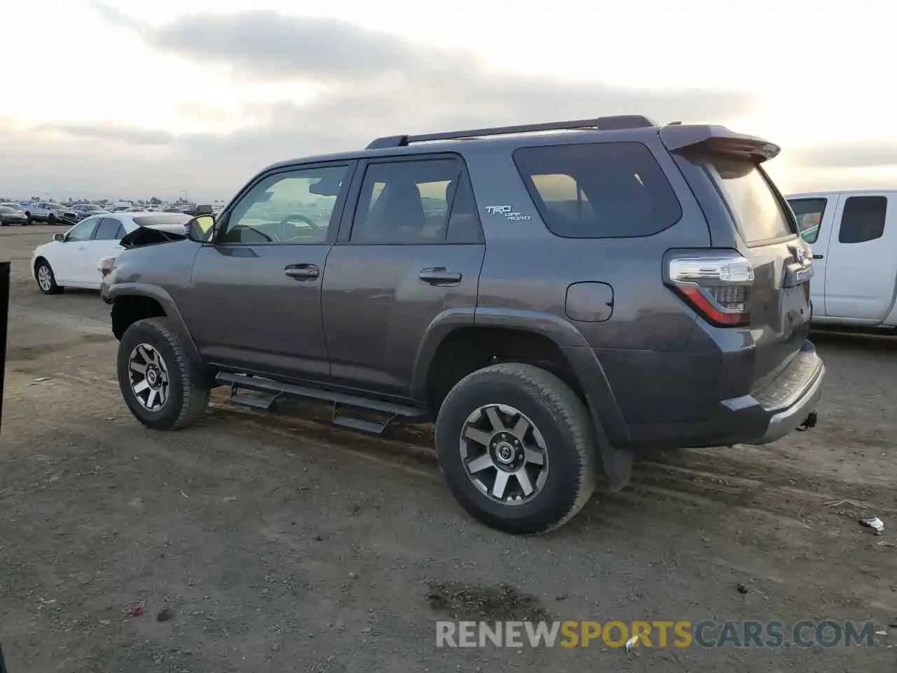 2 Photograph of a damaged car JTEPU5JRXP6165957 TOYOTA 4RUNNER SE 2023