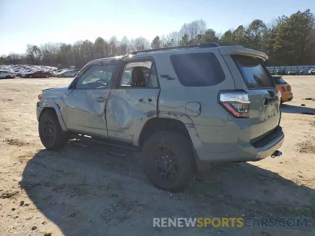 2 Photograph of a damaged car JTERU5JR4P6142246 TOYOTA 4RUNNER SE 2023