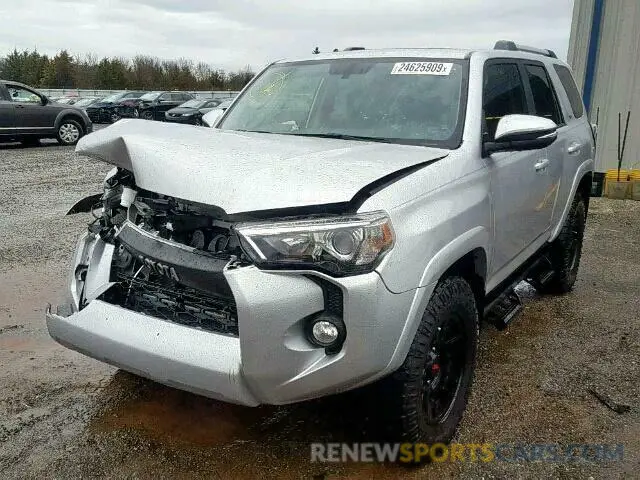 2 Photograph of a damaged car JTEBU5JR0K5623997 TOYOTA 4RUNNER SR 2019