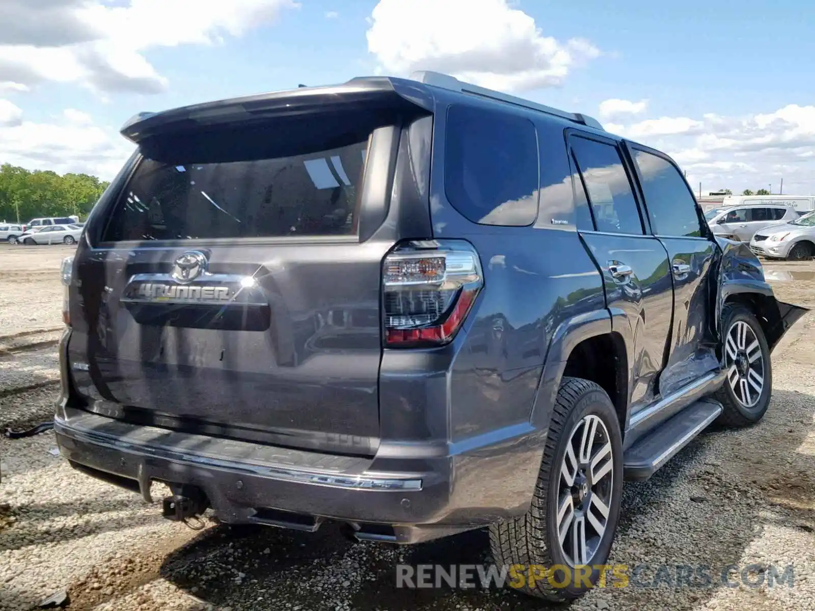 4 Фотография поврежденного автомобиля JTEBU5JR0K5654277 TOYOTA 4RUNNER SR 2019