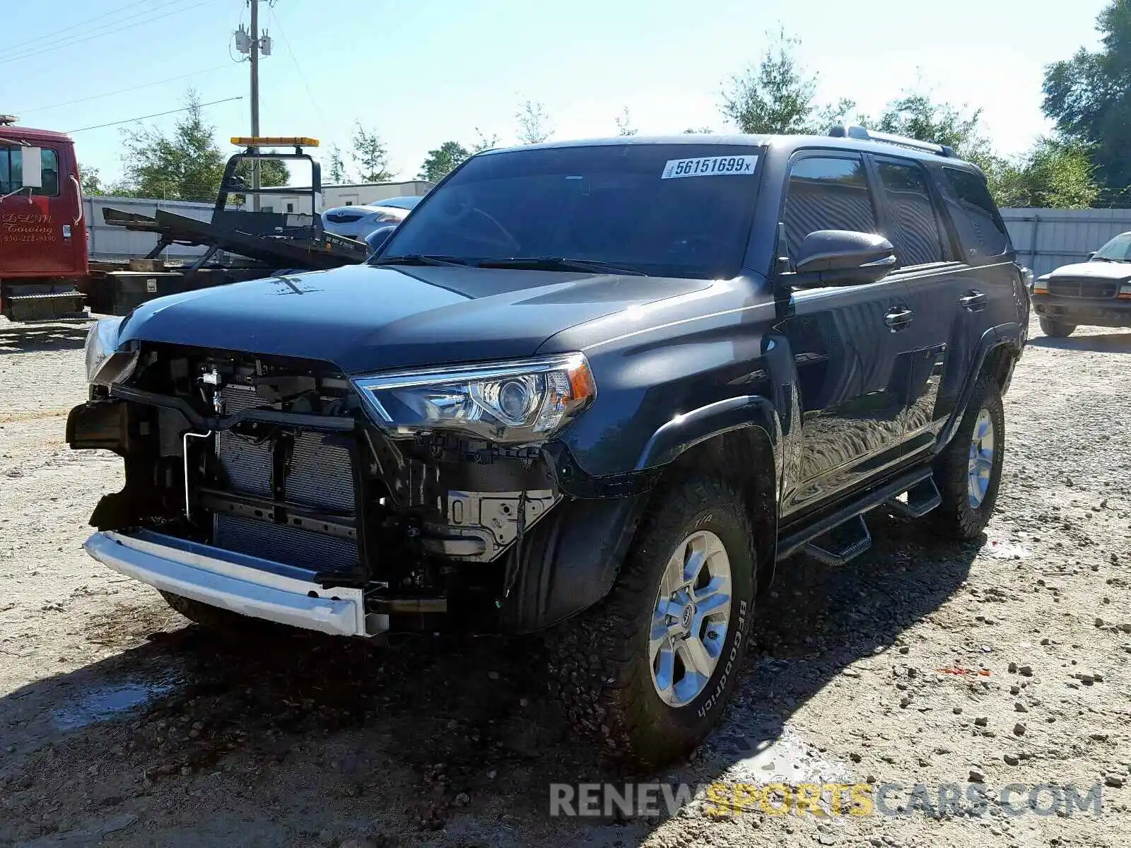 2 Photograph of a damaged car JTEBU5JR0K5716356 TOYOTA 4RUNNER SR 2019