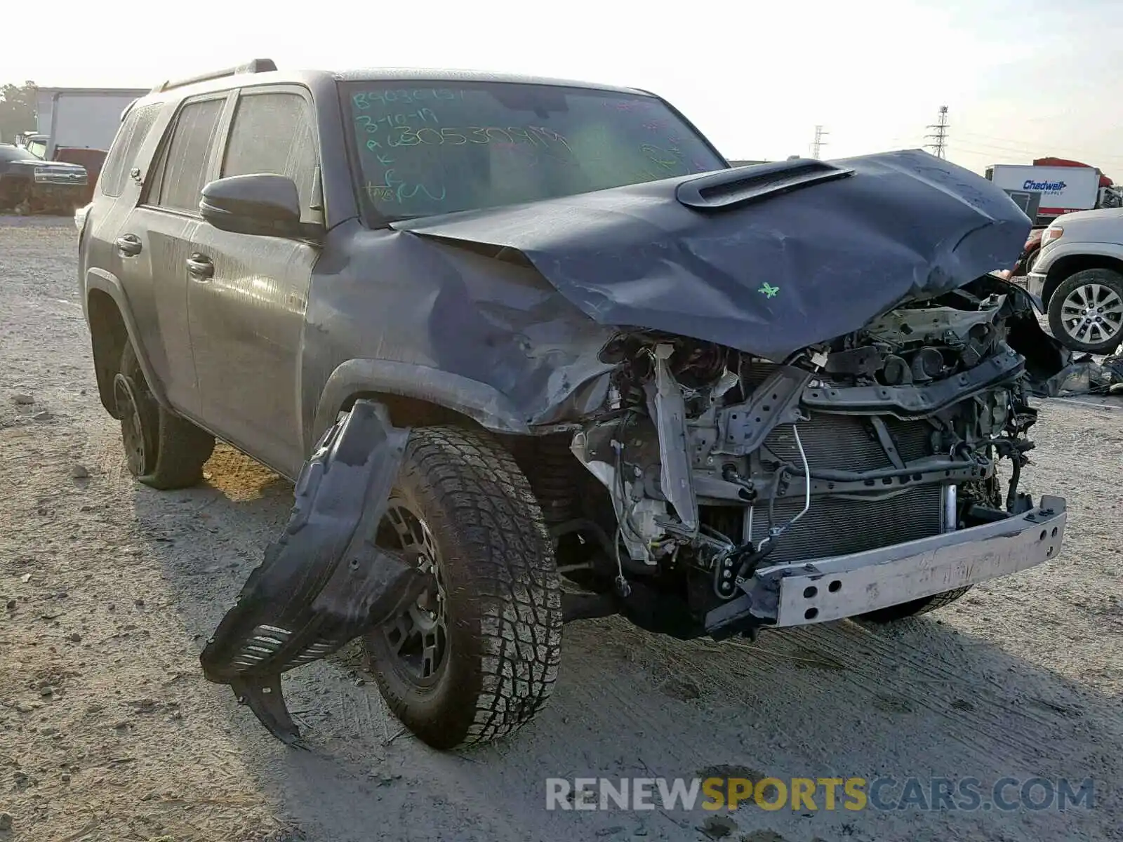 1 Photograph of a damaged car JTEBU5JR1K5612815 TOYOTA 4RUNNER SR 2019