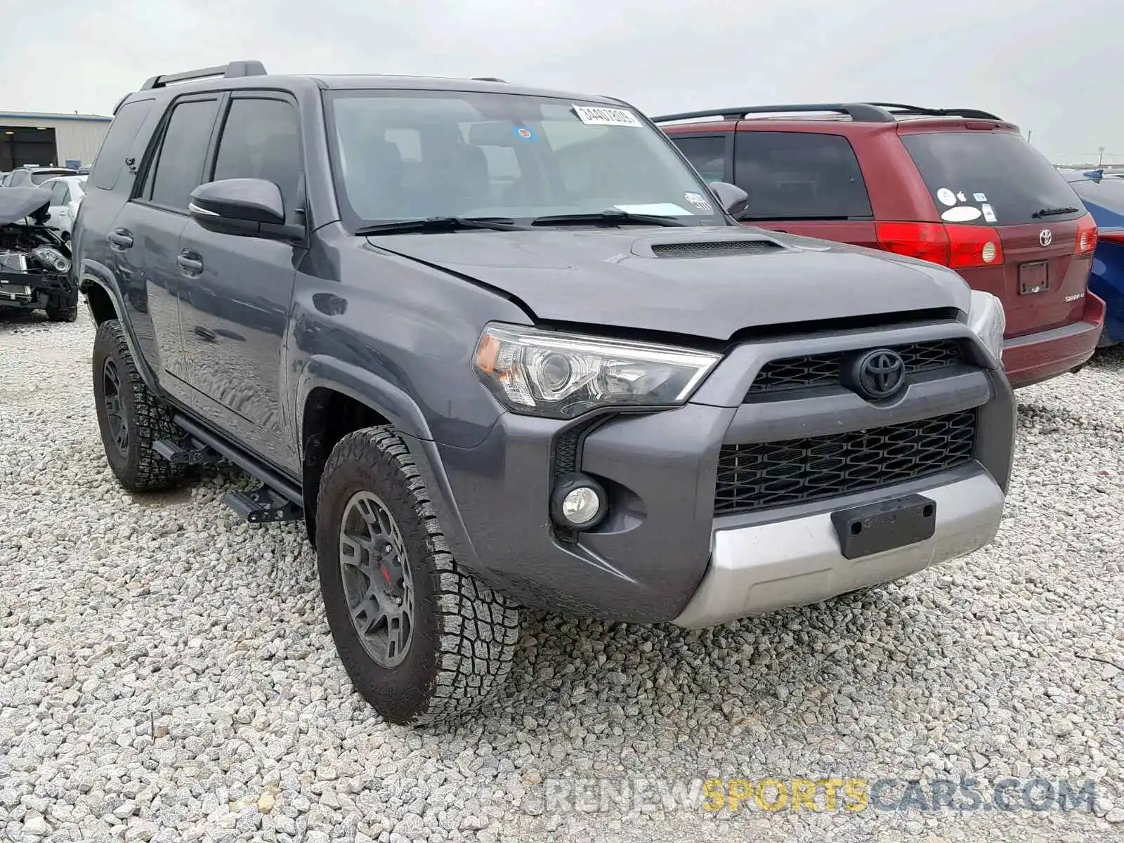 1 Photograph of a damaged car JTEBU5JR1K5630070 TOYOTA 4RUNNER SR 2019