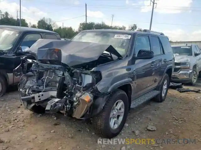 1 Photograph of a damaged car JTEBU5JR1K5644065 TOYOTA 4RUNNER SR 2019